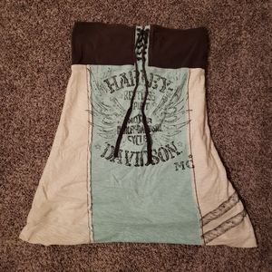 Harley Davidson Long Tube Top